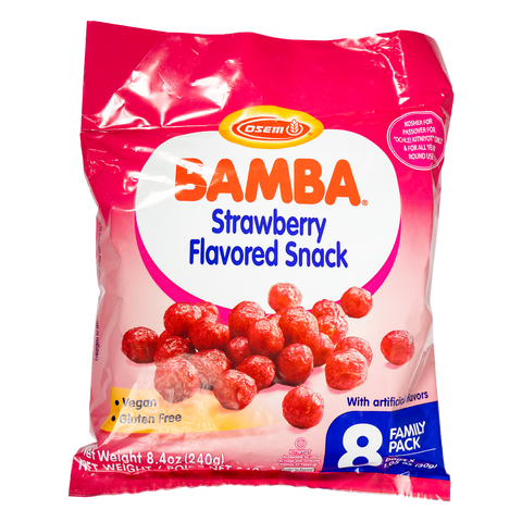 Bamba Strawberry Family Pack 8x30gr