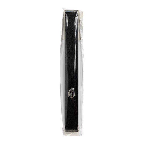 Black Aluminum 12cm Mezuza 1un