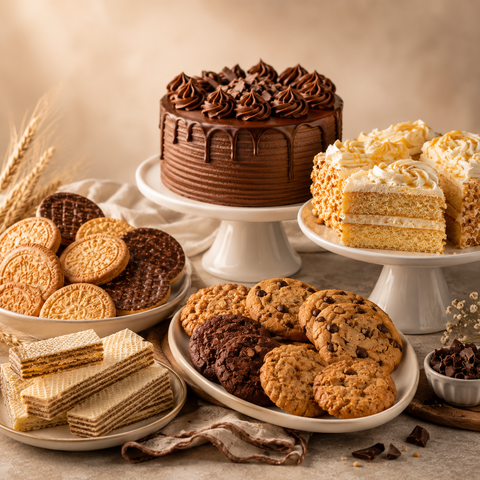 Cakes and cookies