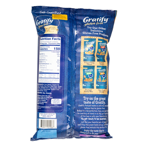 Gluten Free Pretzels Sesame 300gr