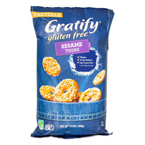 Gluten Free Pretzels Sesame 300gr
