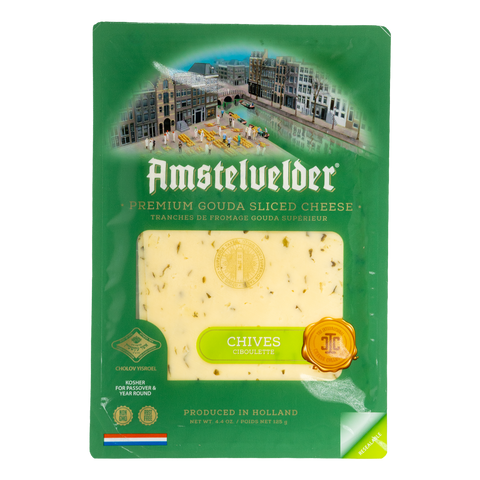 Gouda Chives Sliced Cheese 125gr