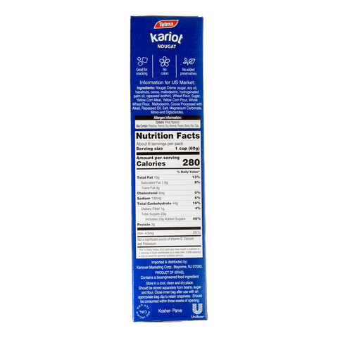 Kariot Nougat-Bits 348gr